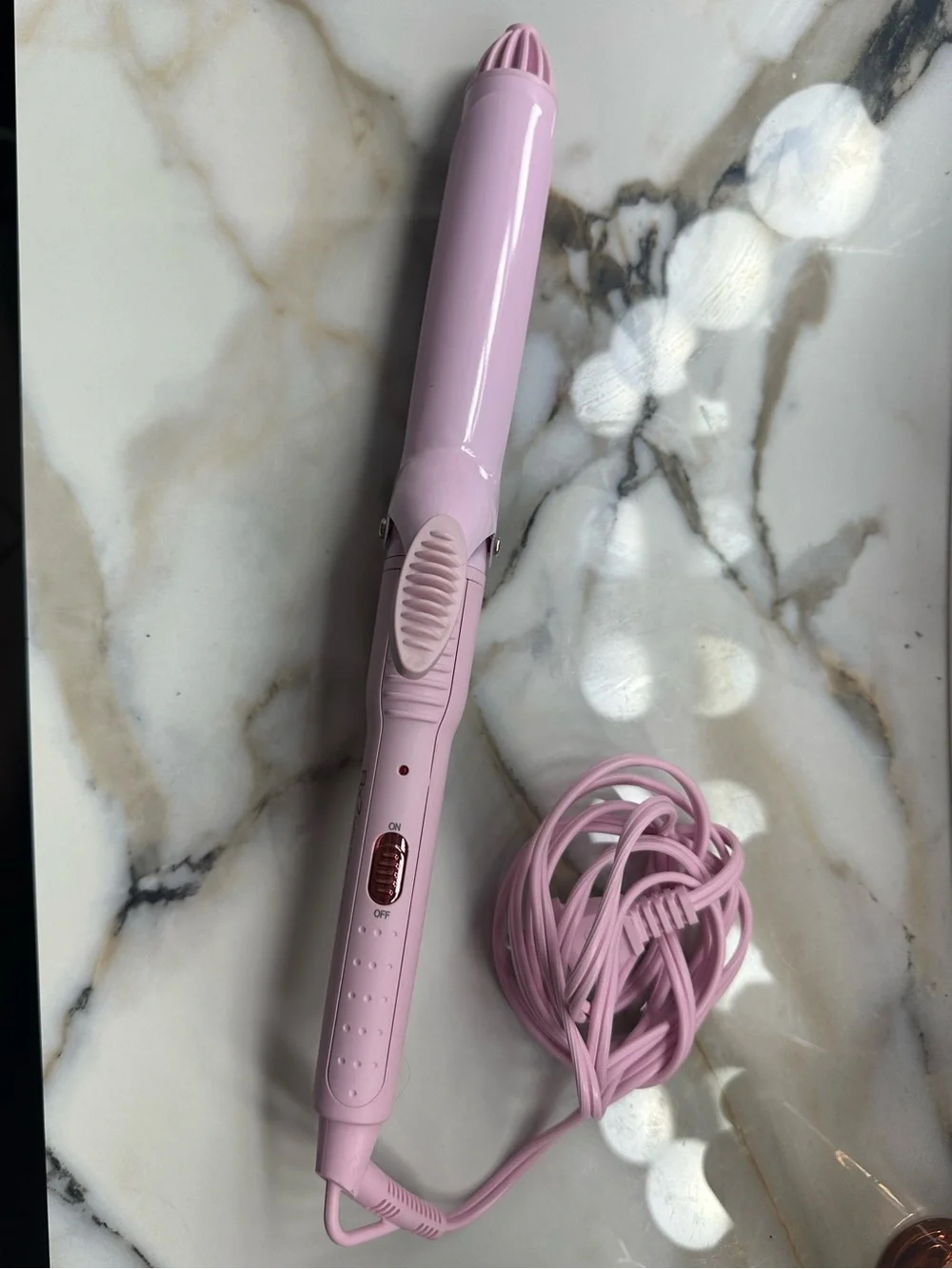 Pink Curling Iron RX 7 Nano Ceramic lonic